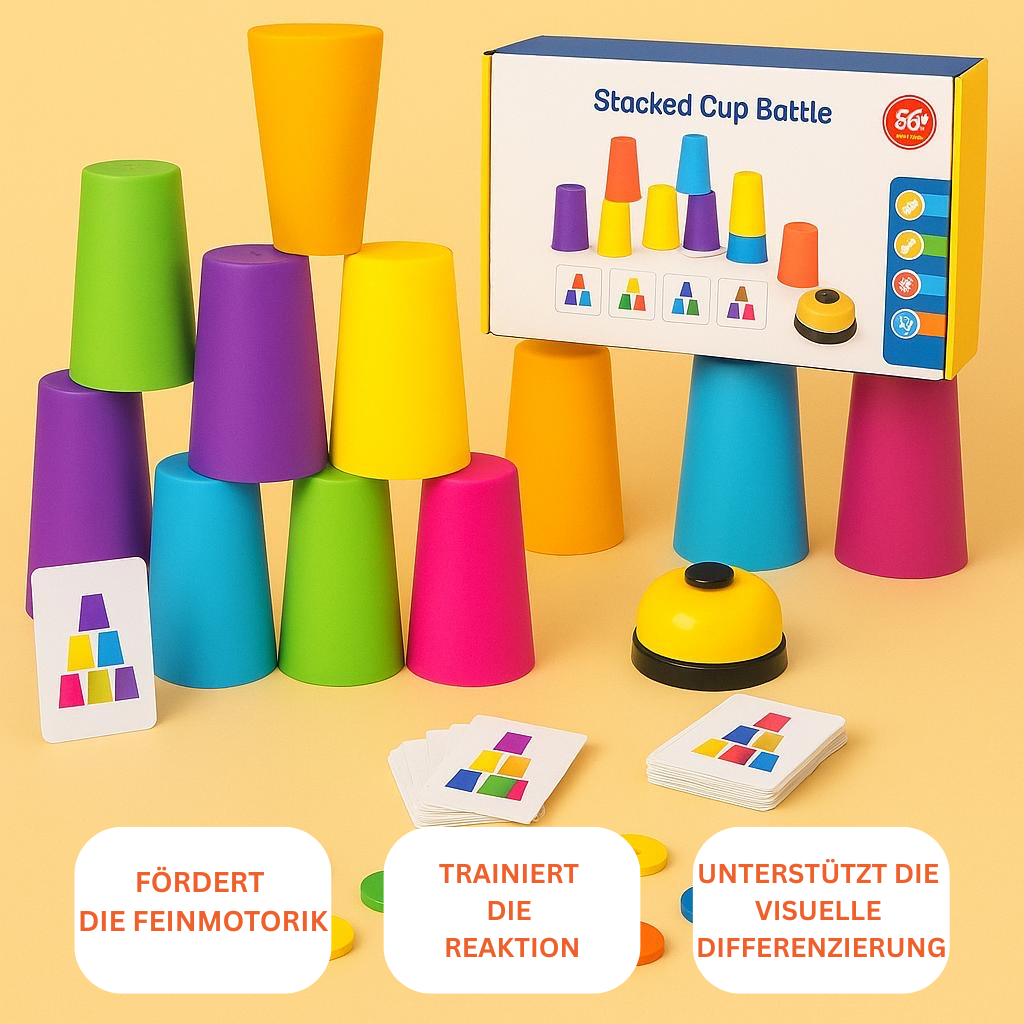 Gebechert/ Becher-Stapel-Spiel