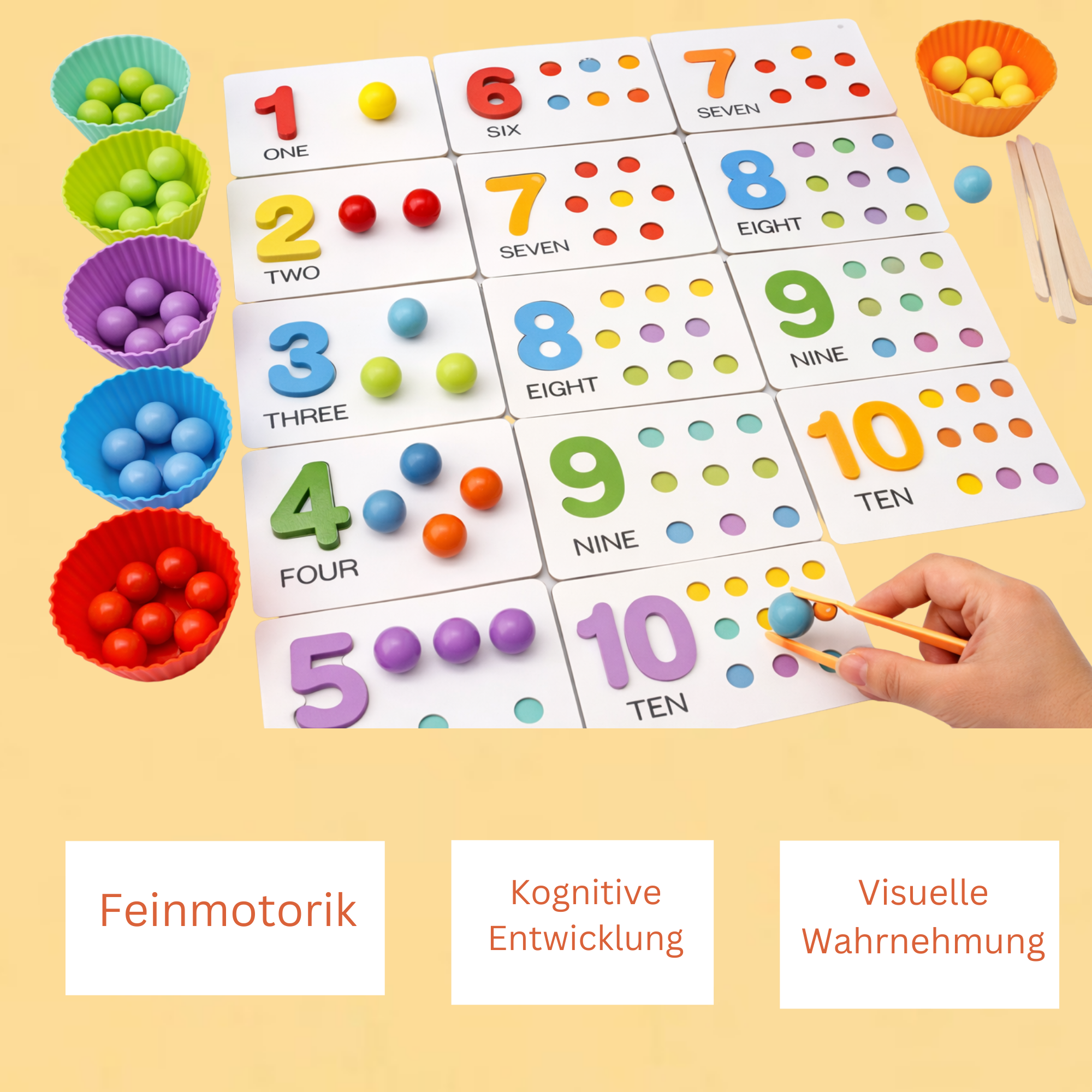 Zahlen-Sortier-Spiel
