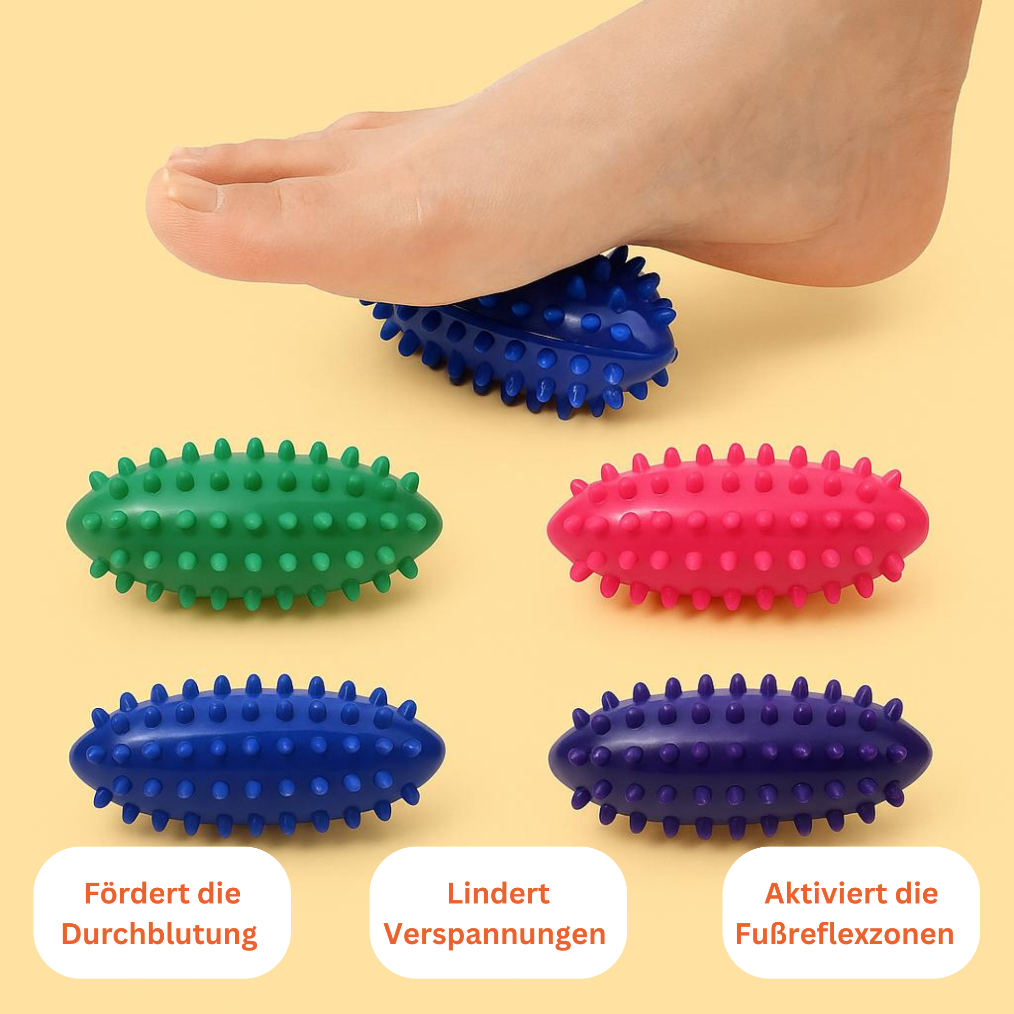 Igel-Massagerolle für Füße