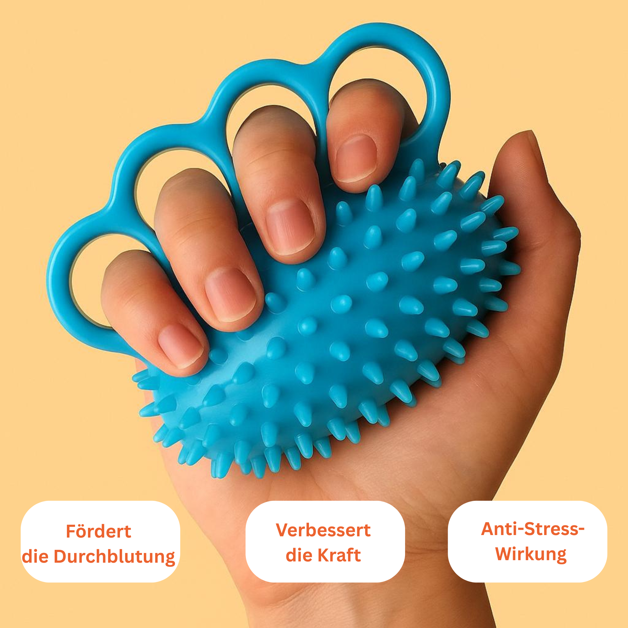 Igel-Massageball mit Griff